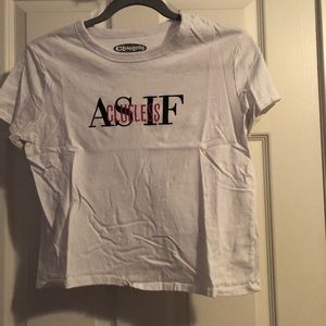 Forever 21 graphic crop top